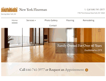 Tablet Screenshot of ny-floorman.com